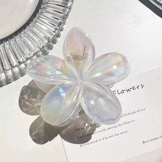 Broche para Pelo Flor Bali Tornasolado x12pcs