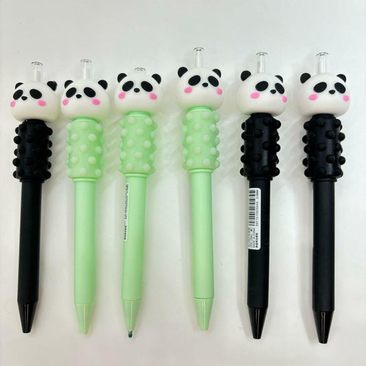 Boligrafo Panda Con Masajeador x caja 48u
