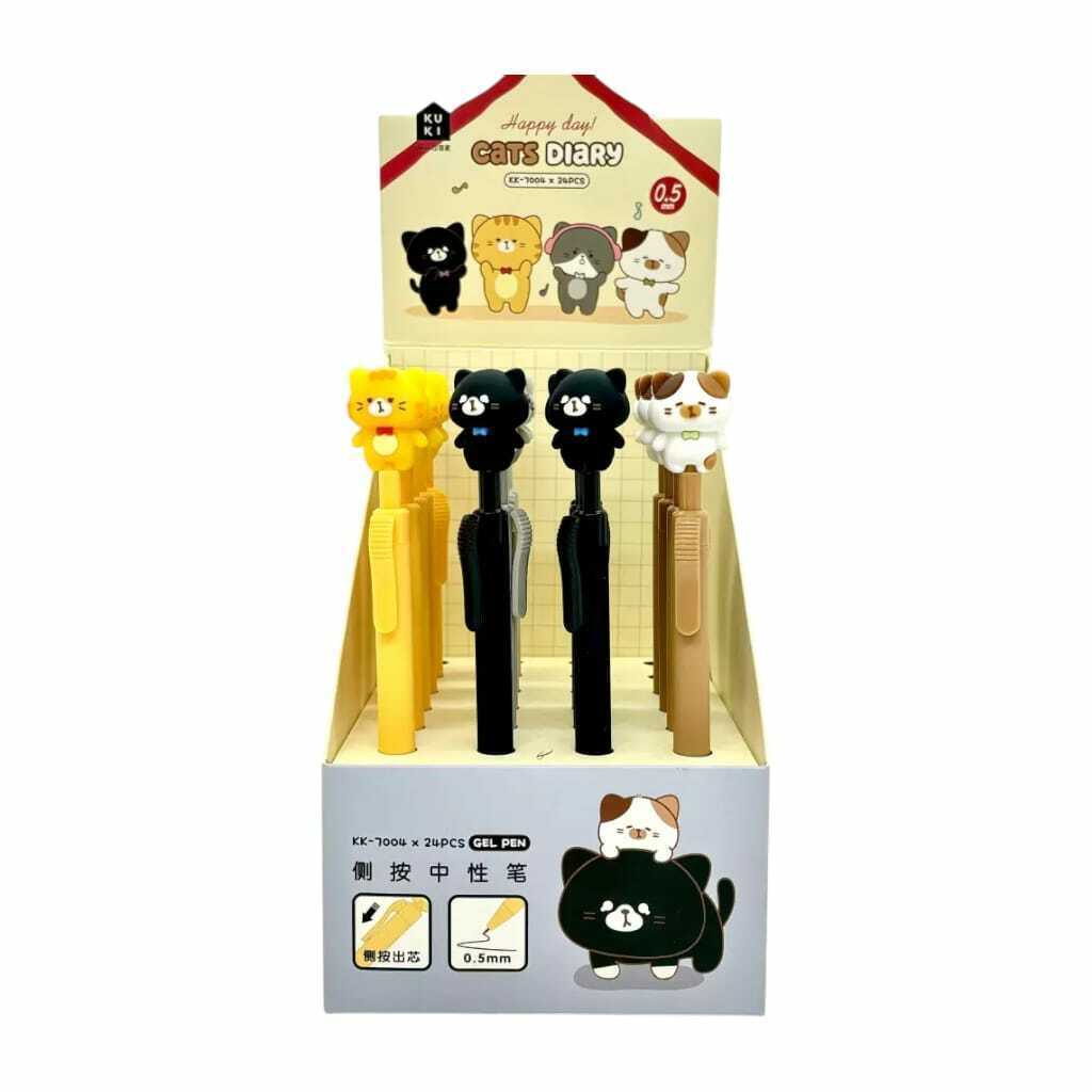 Boligrafo Gatito 0.5mm x caja 24u