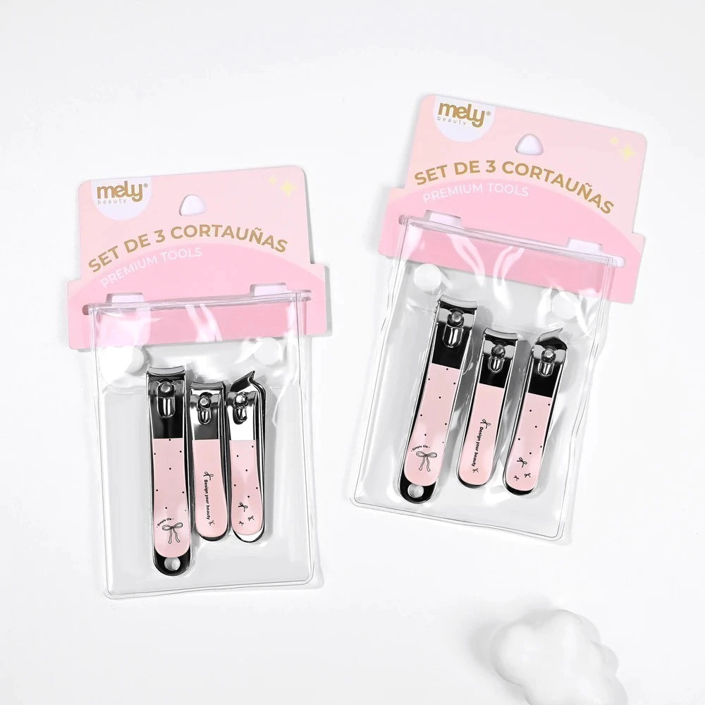 SET DE CORTA UÑAS X3PCS