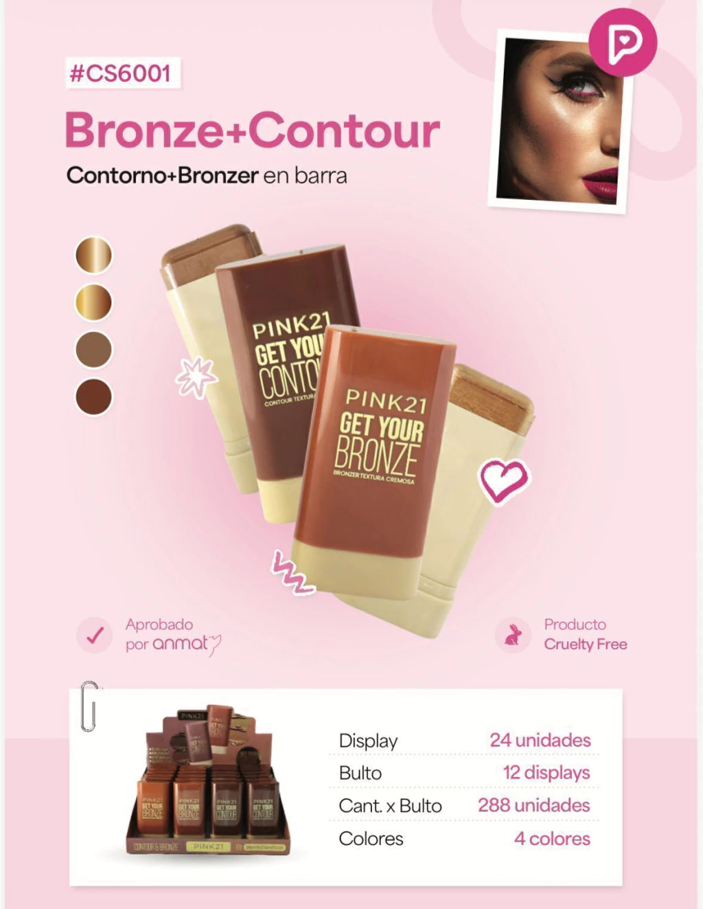 BRONZE + CONTOUR EN BARRA