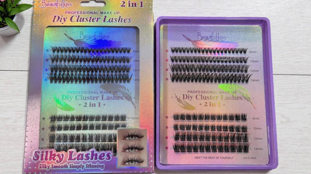 Pestañas Postizas Diy Cluster 2 Estilos Beautifull Kiss