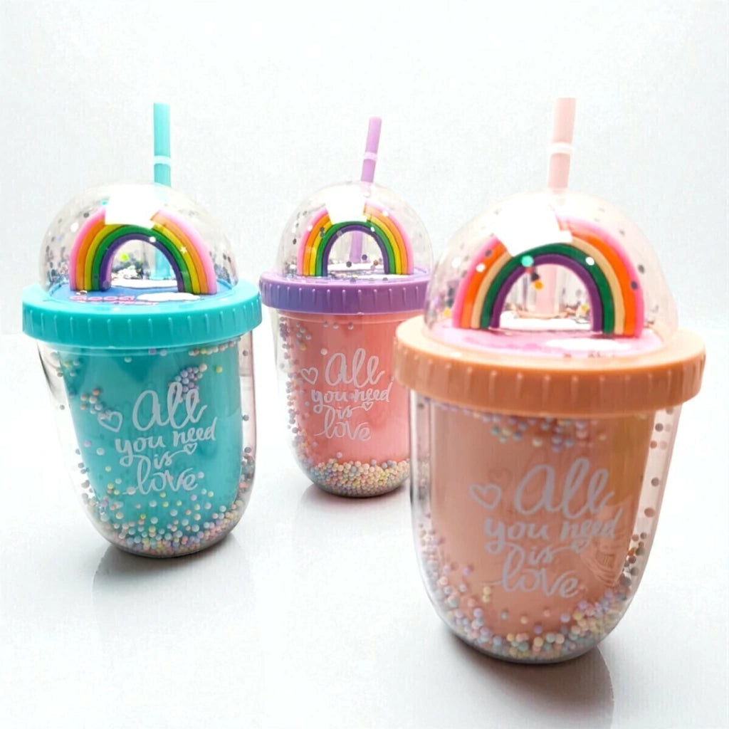 Vaso Infantil Arcoiris con Sorbete 350ml