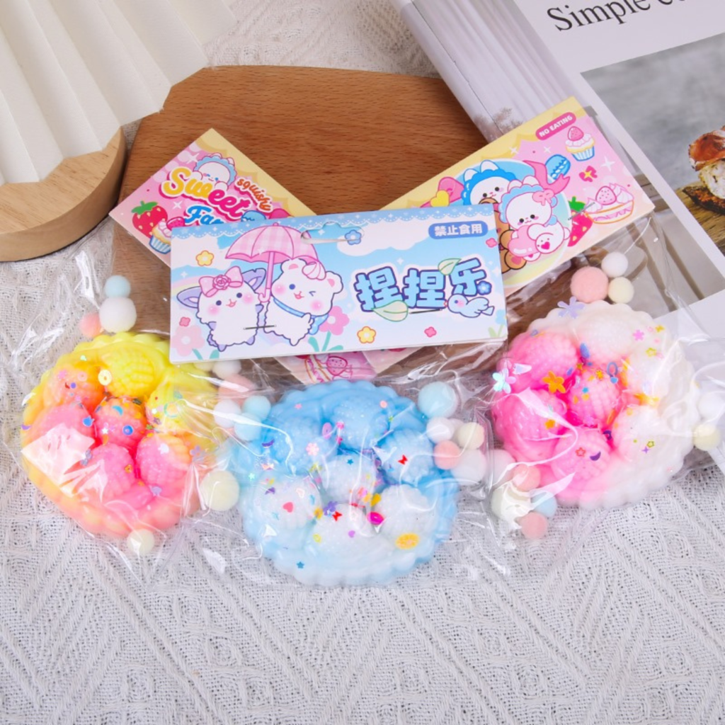 Squishy Forma Pastel con Glitter