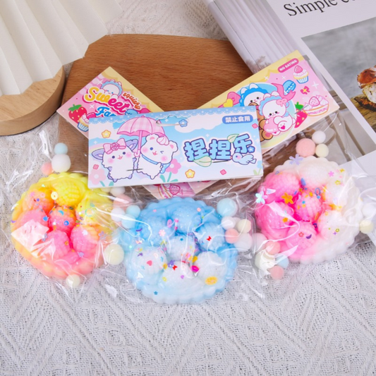 Squishy Forma Pastel con Glitter