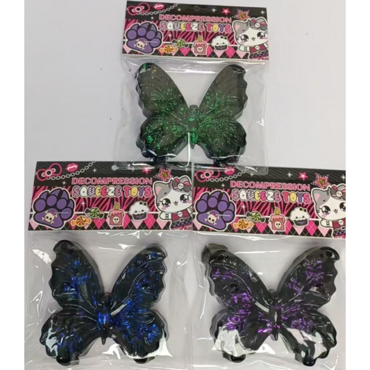 Squishy Mariposa con Glitter