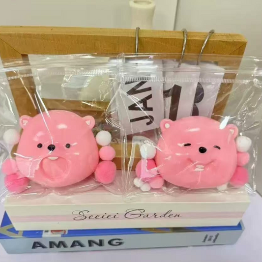 Squishy Oso Sonriente Rosa