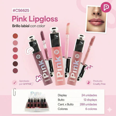 BRILLO LABIAL CON COLOR PINK21