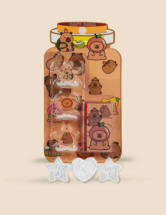 SET DE SELLOS CAPYBARA