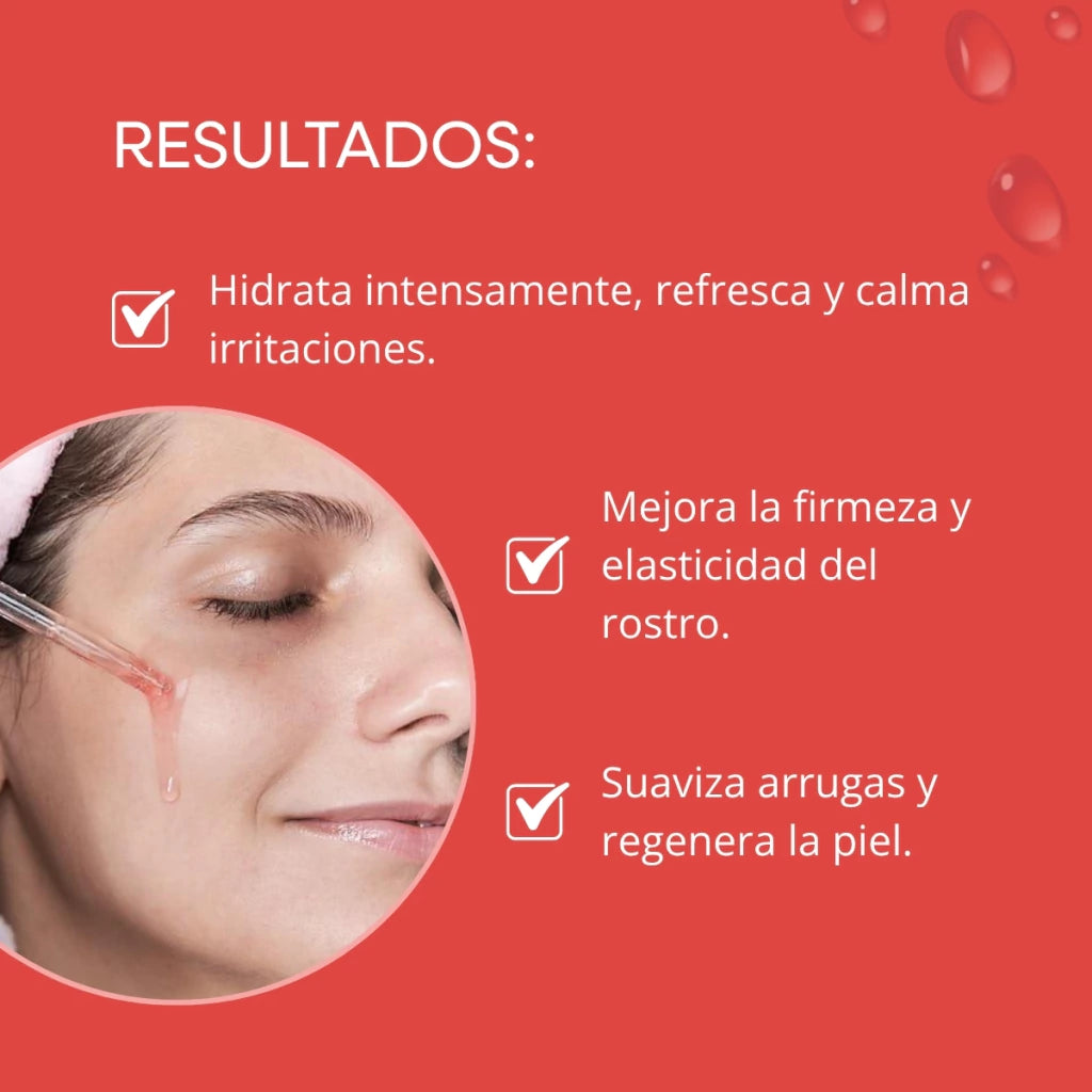 SERUM FACIAL 4 EN 1 COLÁGENO, GLICERINA, ÁCIDO HIALURÓNICO Y ALANTÓINA