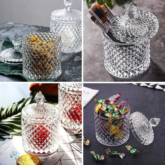 Caramelera de Vidrio Tornasolado