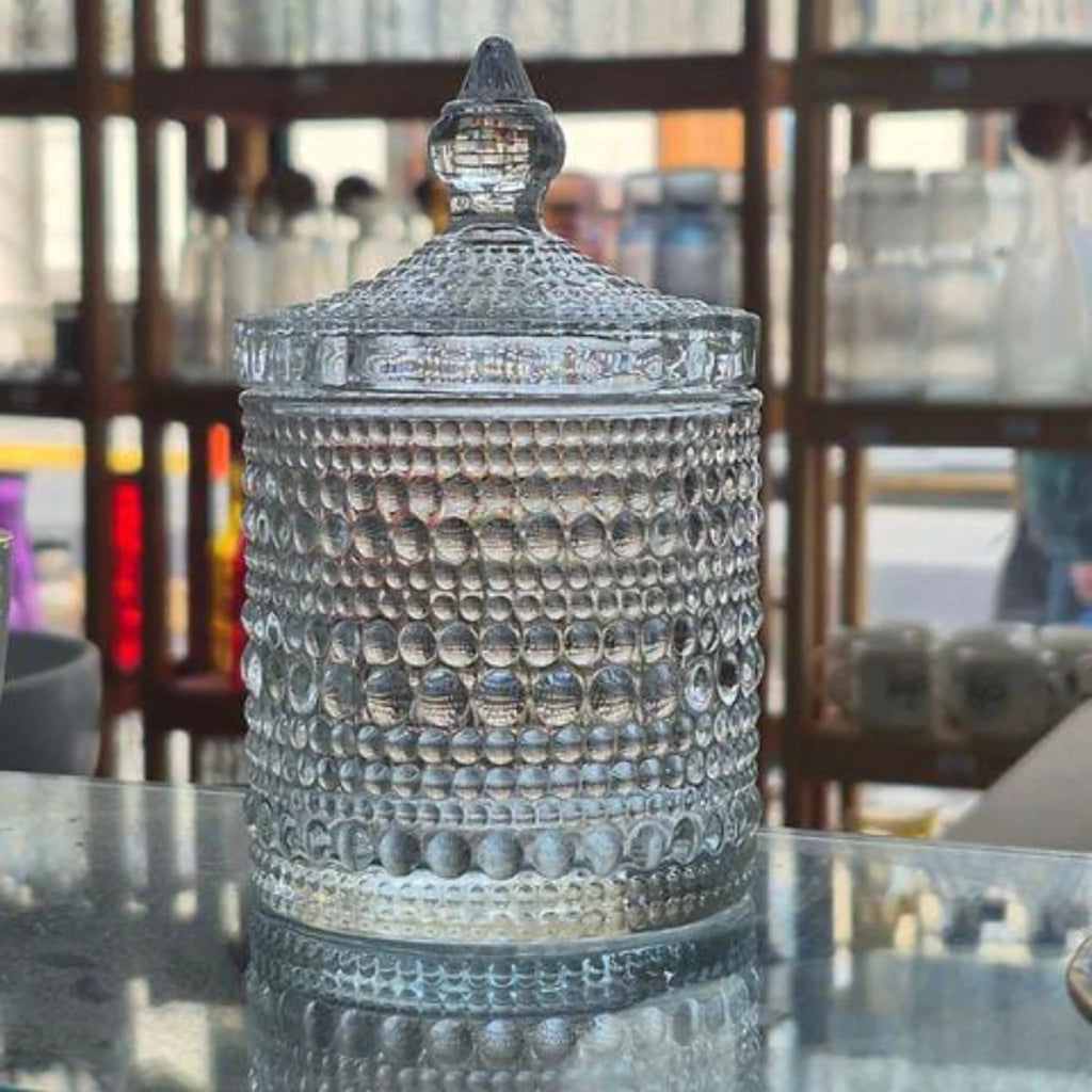 Caramelera de Vidrio Puntillismo