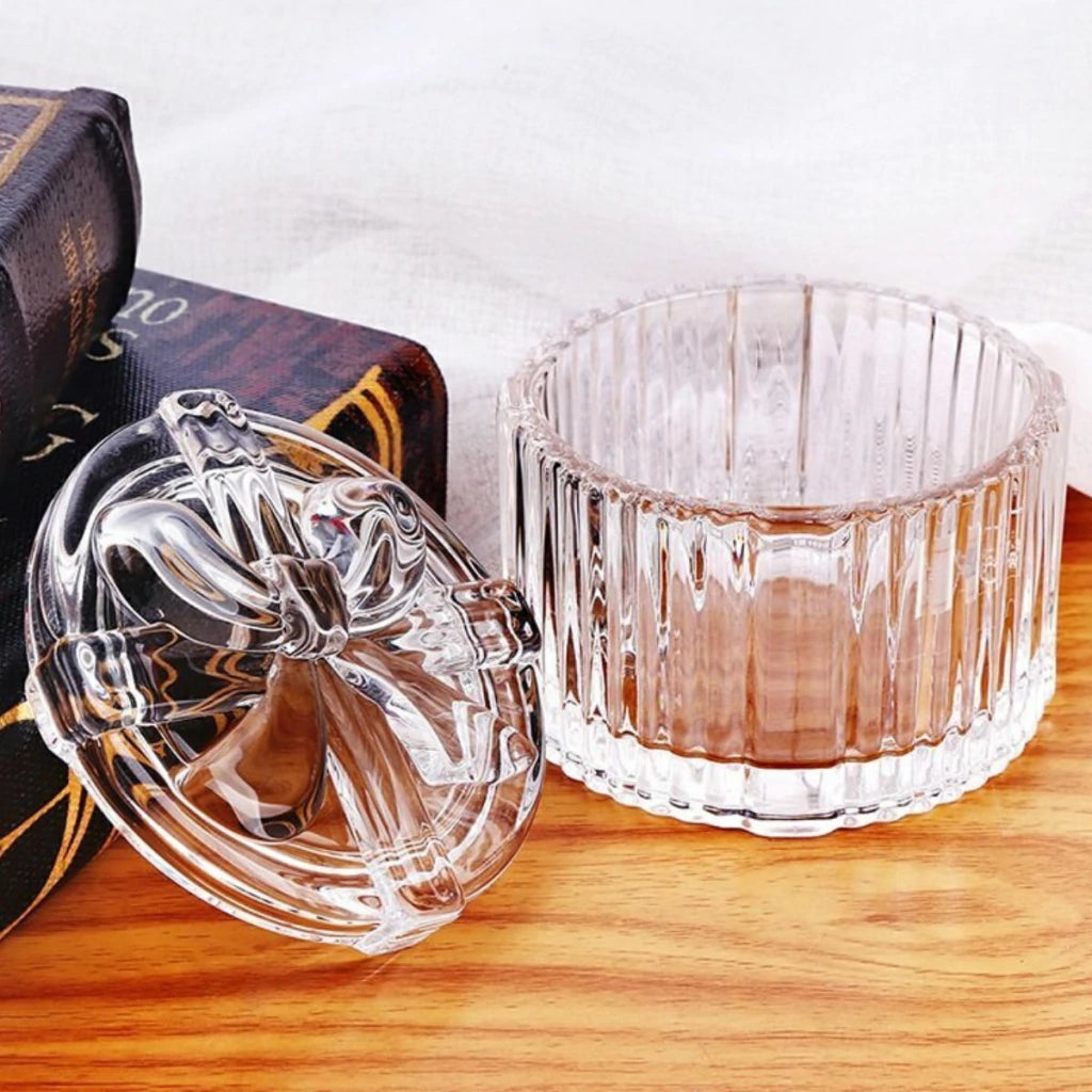 Caramelera de VIdrio Forma Regalo