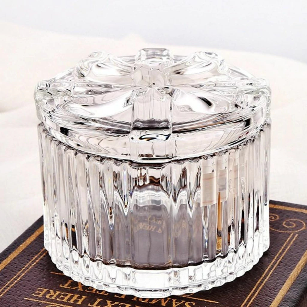 Caramelera de VIdrio Forma Regalo