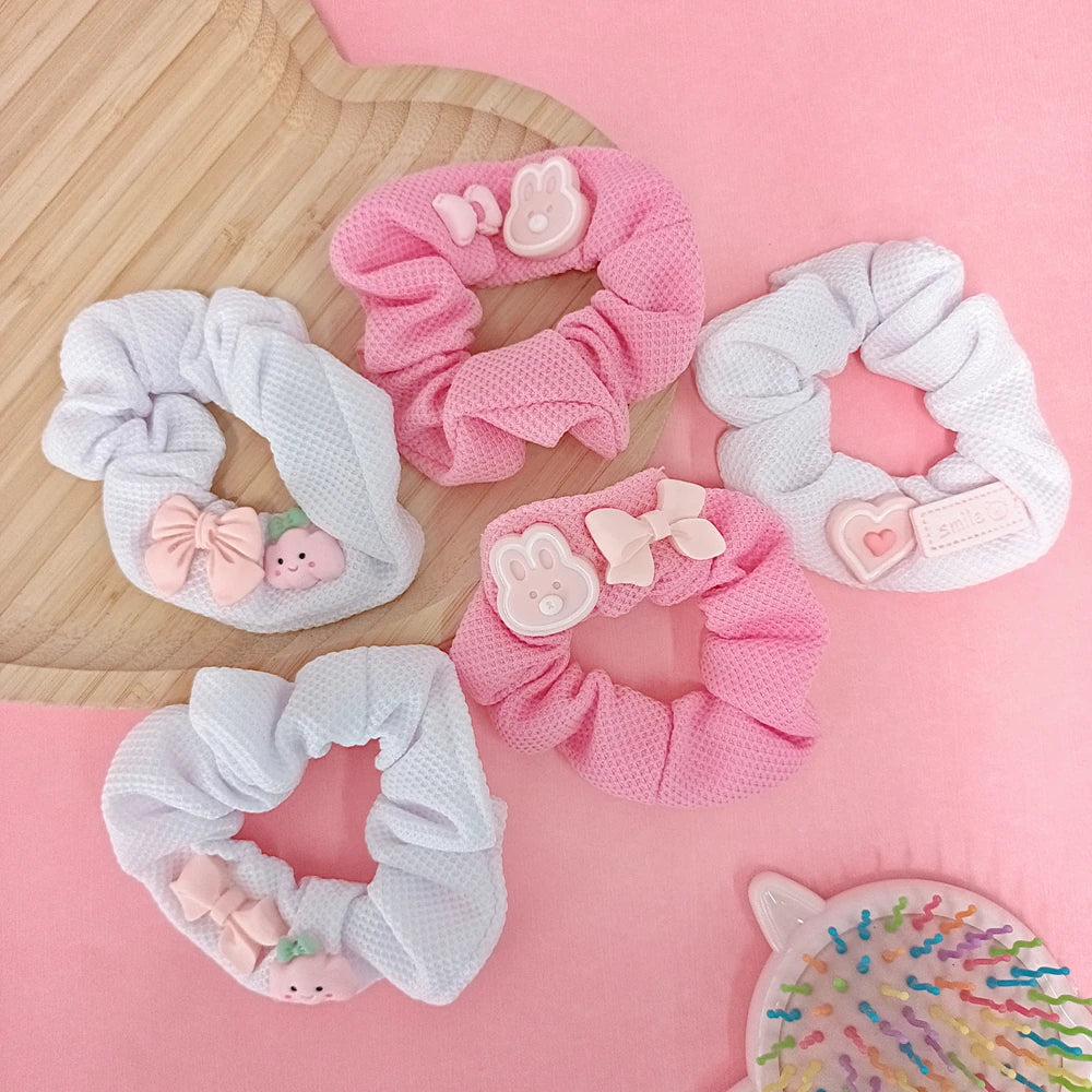 Pack x12U. Scrunchies Conejo