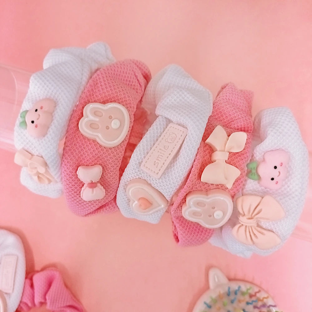 Pack x12U. Scrunchies Conejo