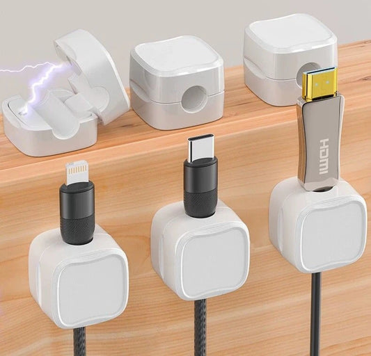 Organizador Magnético de Cables x 6u.