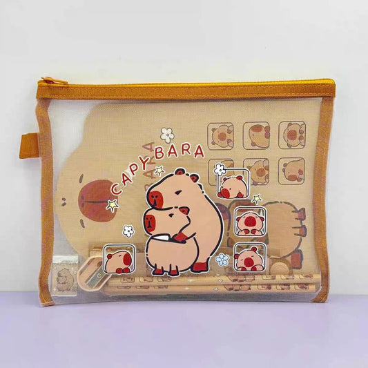 Set de Cartuchera + Utiles Capybara