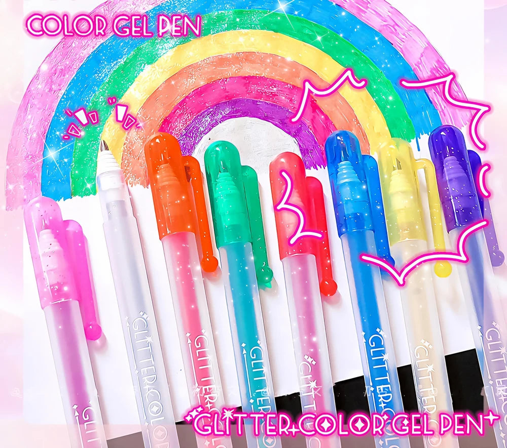 Set Birome de Gel + Glitter CHOSCH