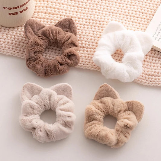 Pack x 12U. Scrunchies Gatito