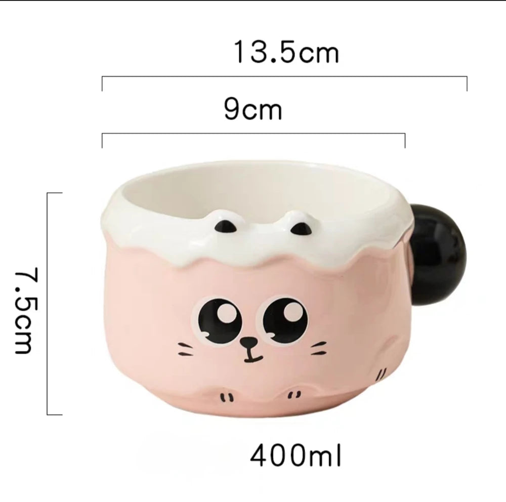 TAZA TAZON CERAMICA GATO