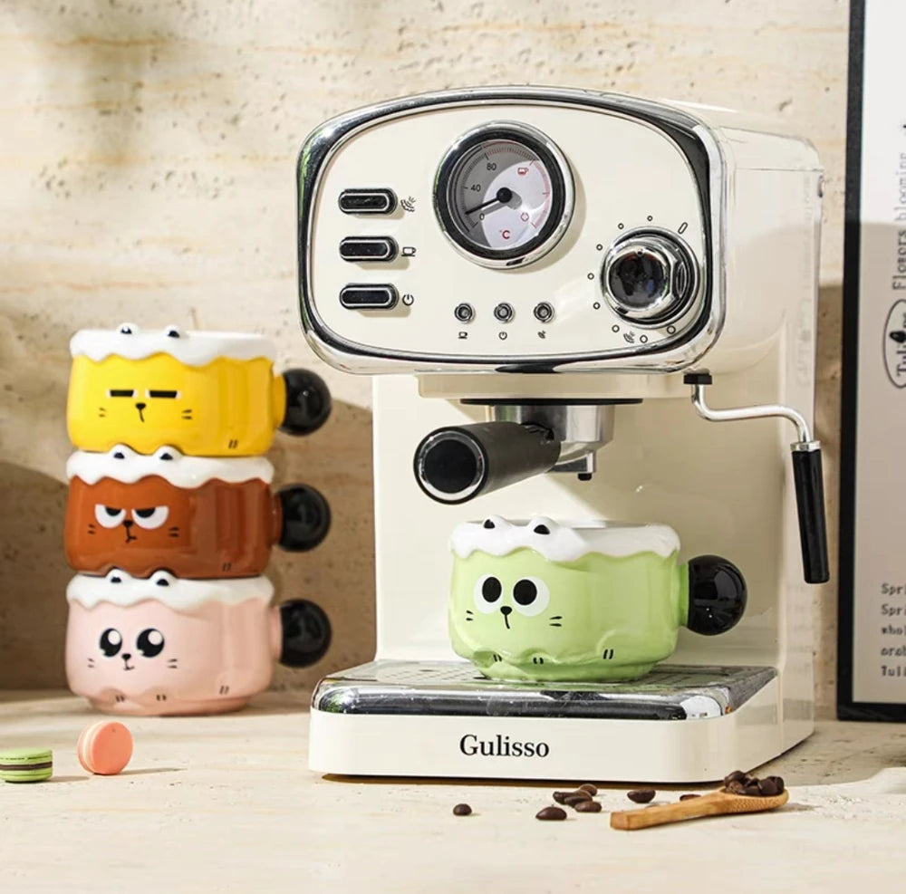 TAZA TAZON CERAMICA GATO