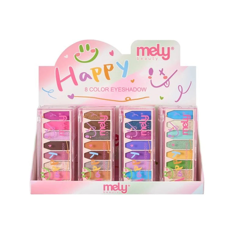 HAPPY 8 COLOR EYESHADOW MELY