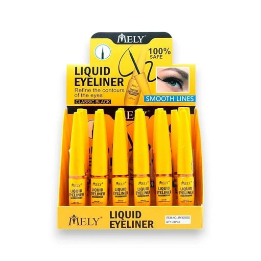 CAJA X24U DELINEADOR LIQUIDO CLASSIC BLACK MELY