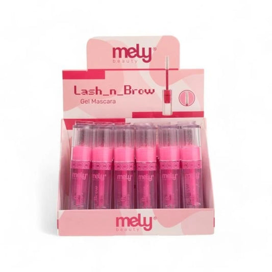 GEL MASCARA TRANSPARENTE PARA PESTAÑAS Y CEJAS MELY x24u