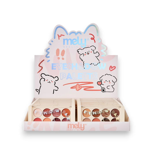 CAJA X24U EYESHADOW PALETTE X8COLORE MELY