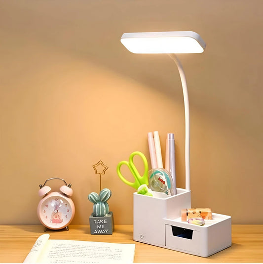 Lampara LED de Escritorio Con Organizador
