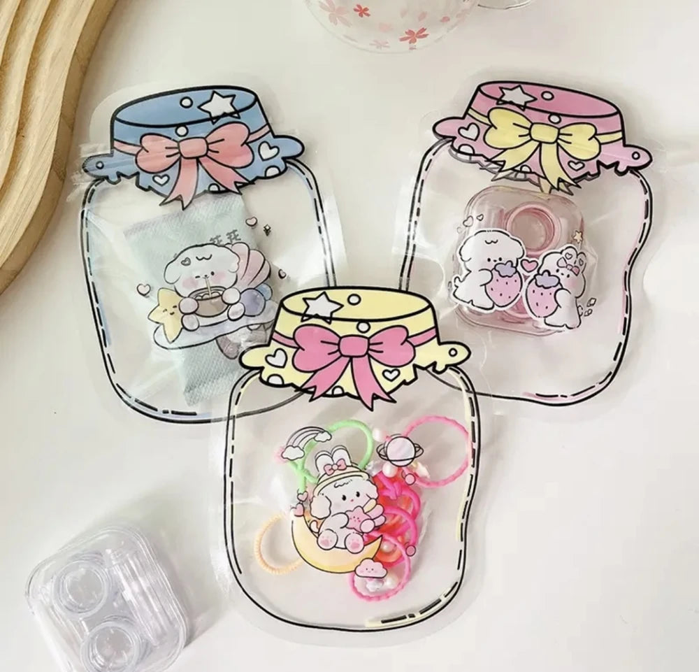 Set x 6U. Bolsa con Cierre Hermético Kawaii