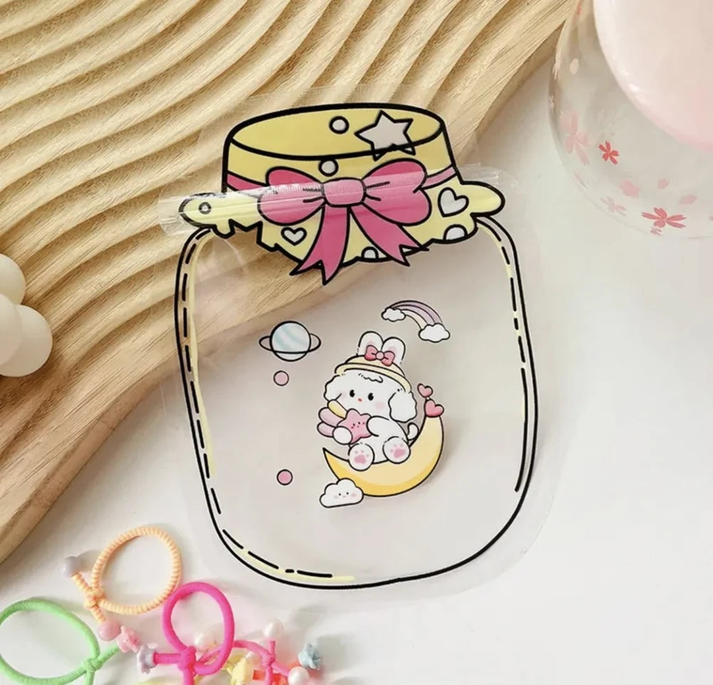 Set x 6U. Bolsa con Cierre Hermético Kawaii