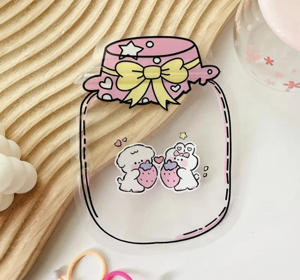 Set x 6U. Bolsa con Cierre Hermético Kawaii