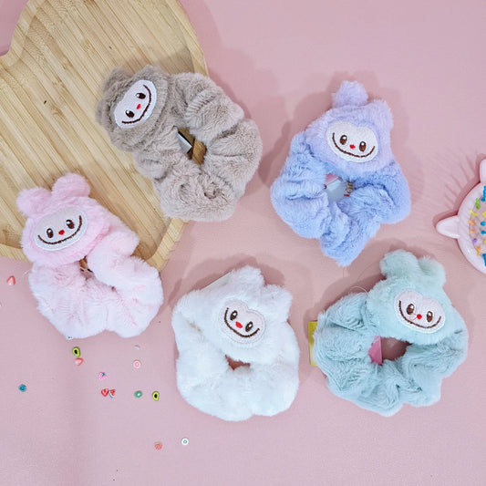 Pack x 12U. Scrunchies Labubu