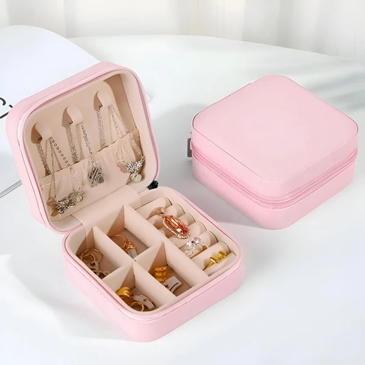 Alhajero Joyero Caja Organizador Joyas Anillos Y Accesorios