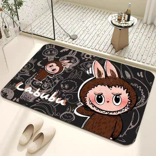 Alfombra para Baño Labubu Negro