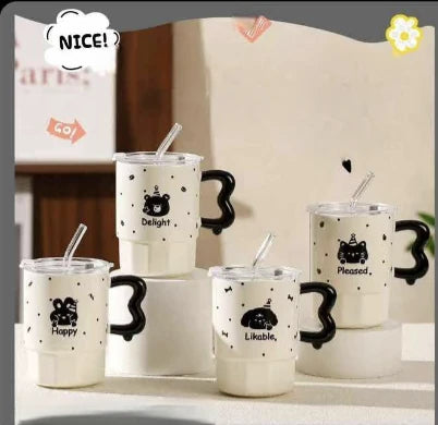TAZA CERAMICA FELIZ CUMPLE ANIMALES