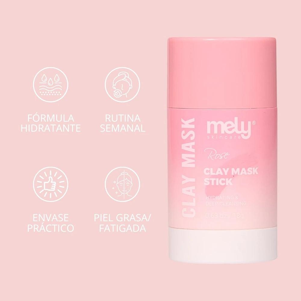 MASCARILLA FACIAL EN BARRA DE ROSA 18G