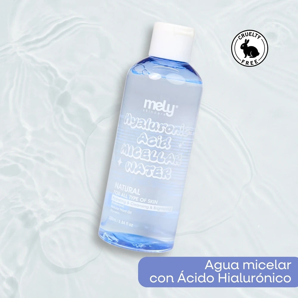 AGUA MICELLAR CON ACIODO HIALURONICO 200ML MELY