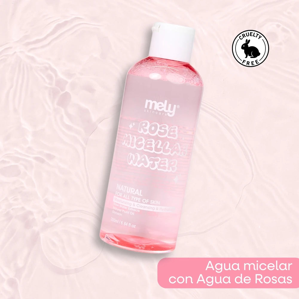 AGUA MICELLAR DE ROSAS 200ML MELY