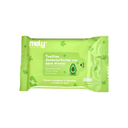 TOALLITAS DESMAQUILLANTES CON AGUA MICELAR