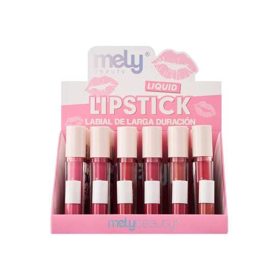 CAJA X24U Labial Liquido Mate Larga Duracion MELY