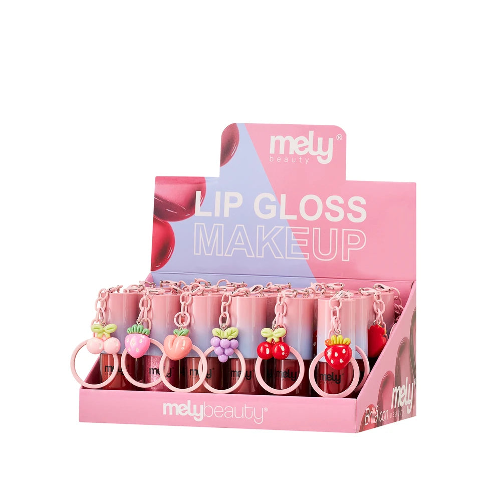 LIP GLOSS MAKE UP LLAVERO MELY