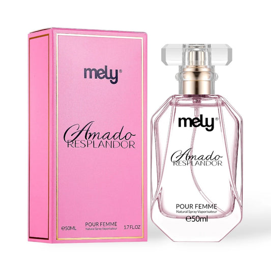 PERFUME AMADO RESPLANDOR MELY Y MES FAVORIS 50ML