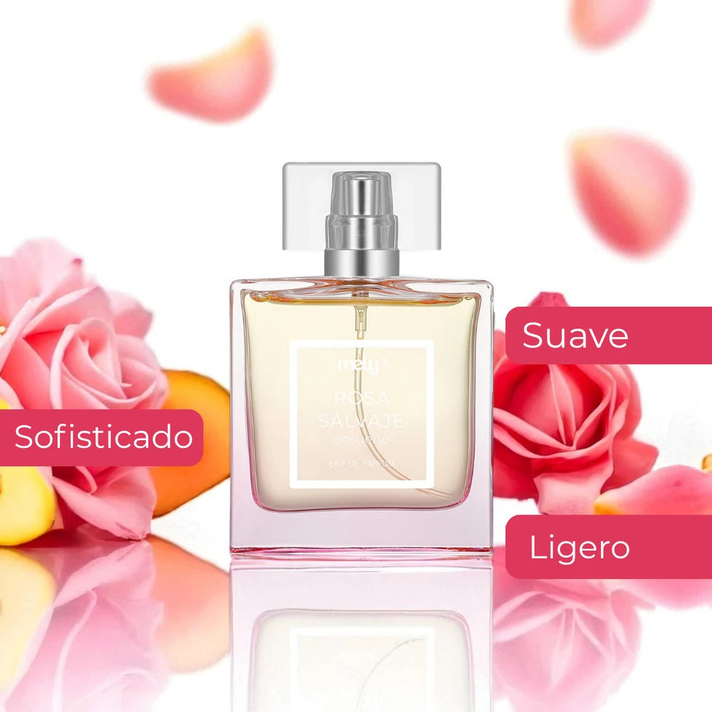 PERFUME ROSA SALVAJE MELY BEAUTY DIARY PINK 50ML