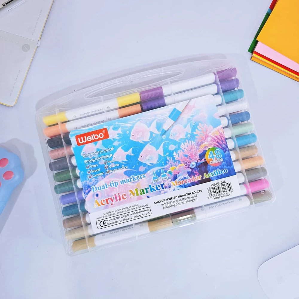 Estuche de Marcadores x 48Pcs