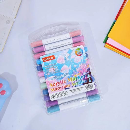 Estuche de Marcadores x 24Pcs