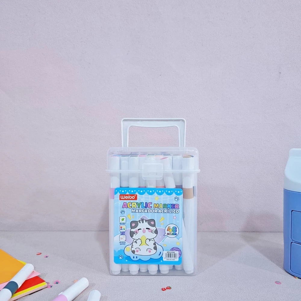 Estuche de Marcadores x 48Pcs