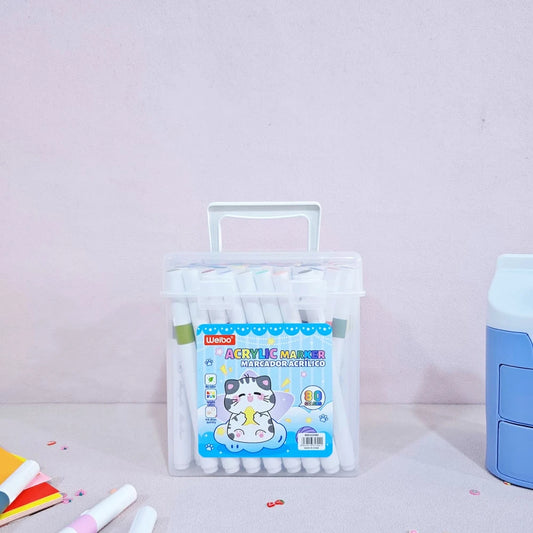 Estuche de Marcadores x 80Pcs